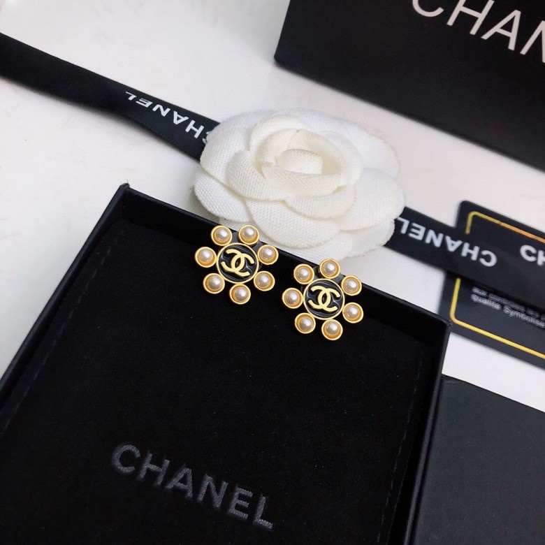 Ch*el earrings